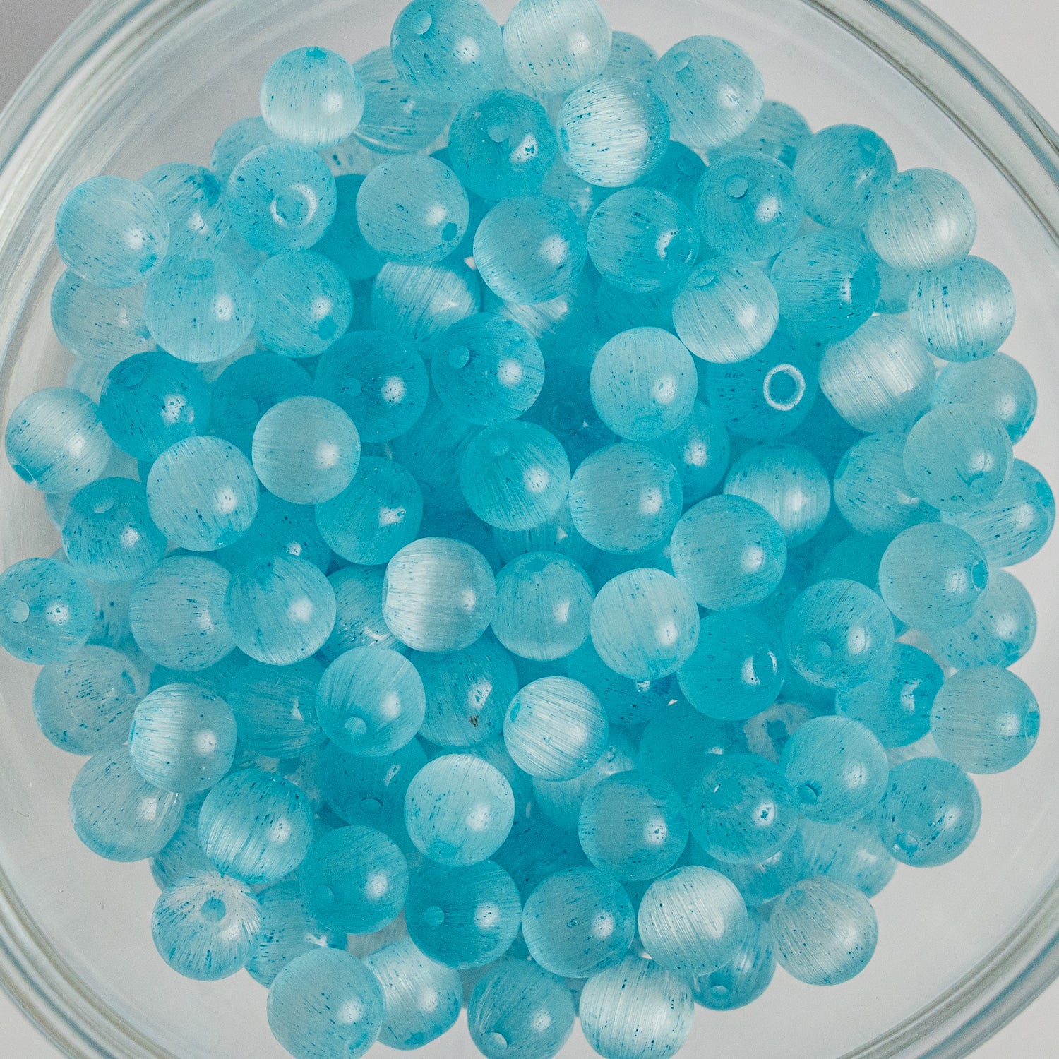 Cat Eye Gorgonia - Round - 6mm - 50 per bag