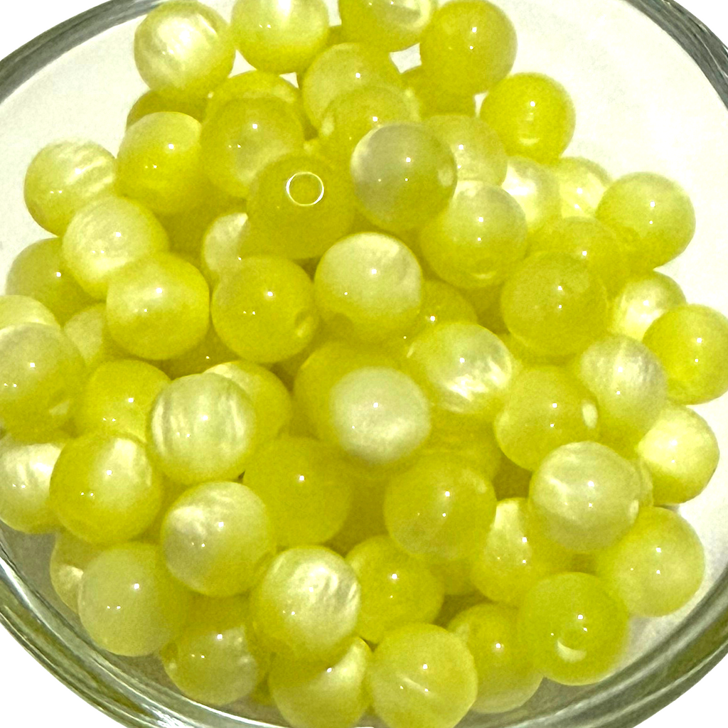 Cat Eye Gorgonia - Round - 8mm - 50 per bag