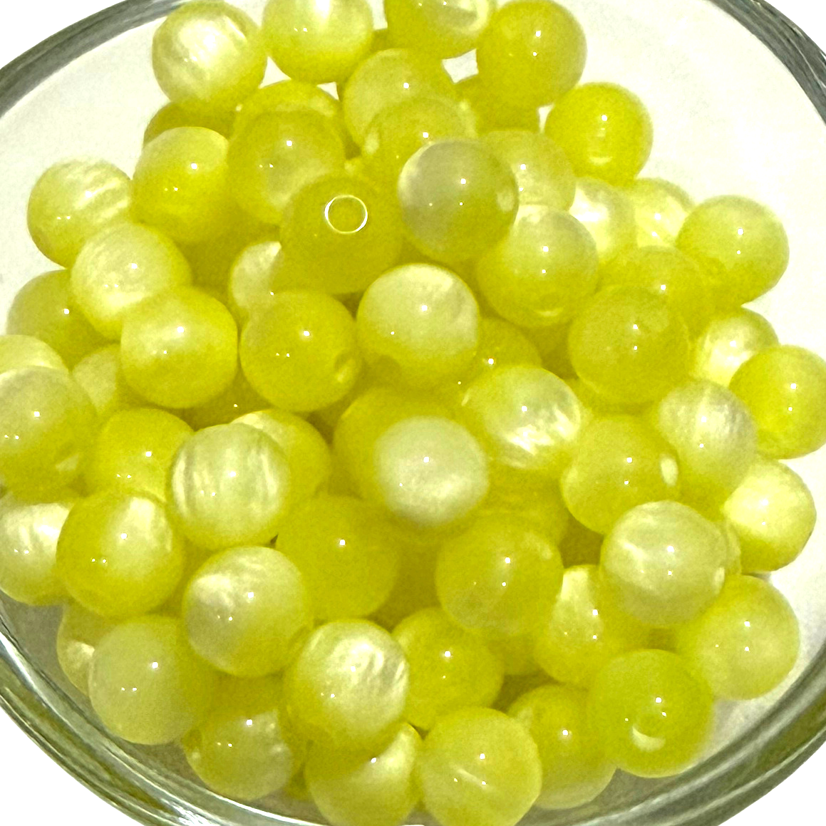 Cat Eye Gorgonia - Round - 8mm - 50 per bag