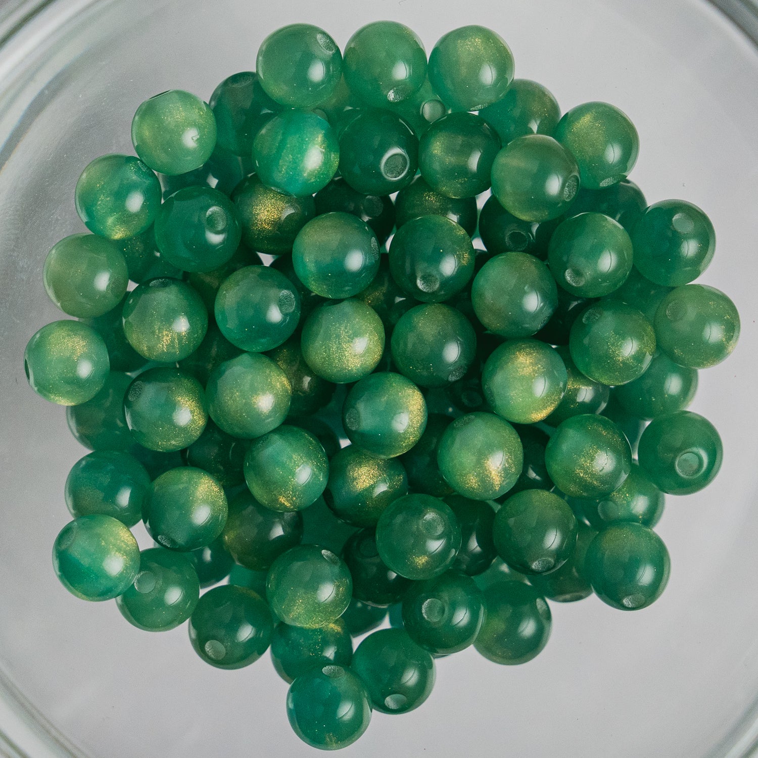 Cat Eye Gorgonia - Round - 6mm - 50 per bag