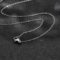 Non-Tarnish 304 Stainless Steel Cable Chain Necklace with Lobster Claw Clasp - 17.7 inch