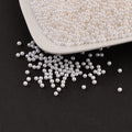 Imitation Pearl Acrylic Beads - No Hole - Round - White - 10mm - 50 per bag