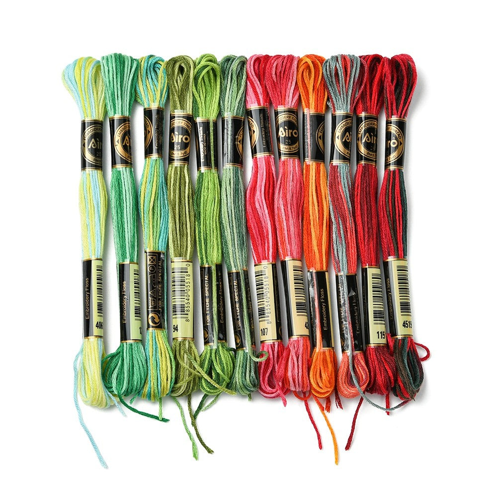 Variegated Burnt Orange Embroidery Floss
