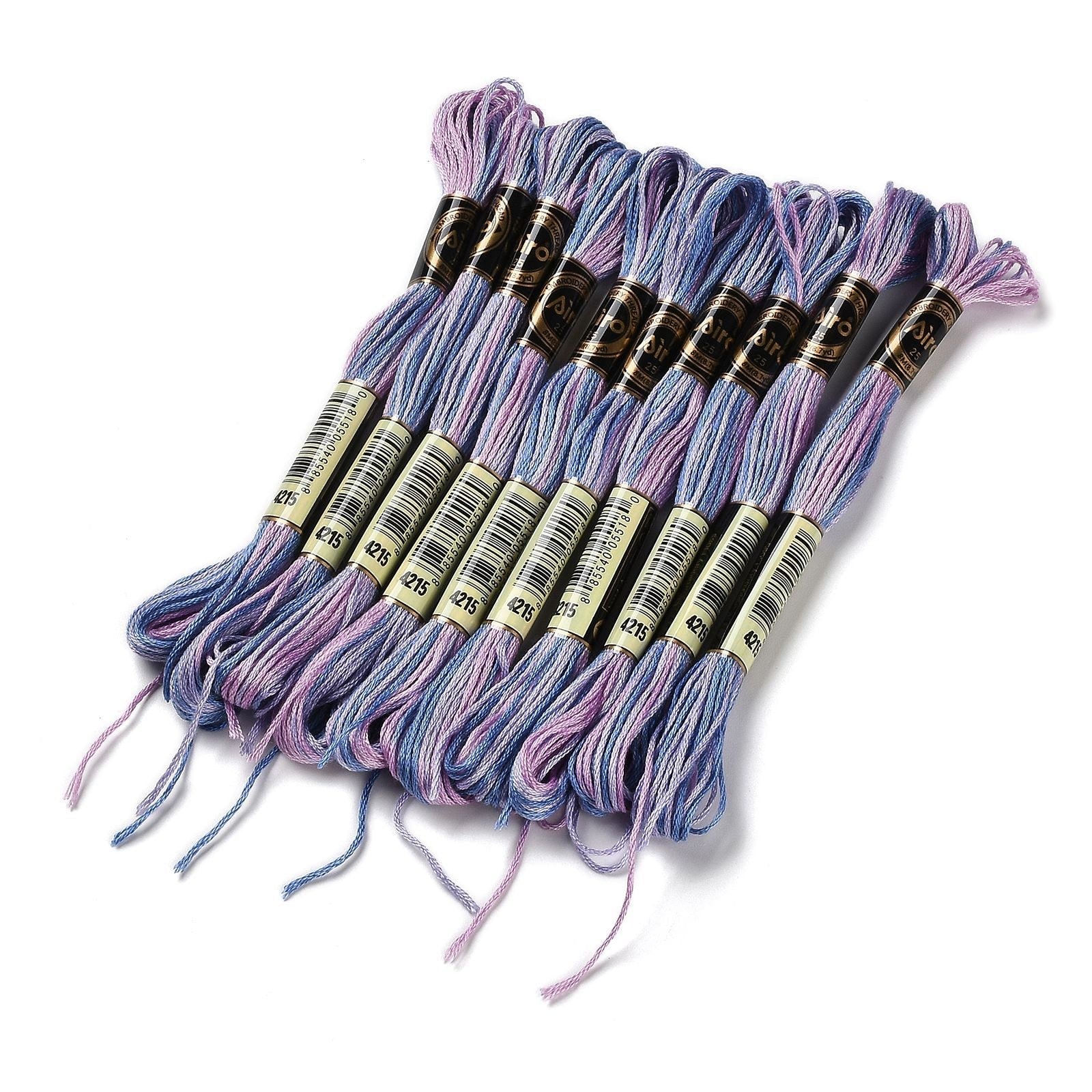 6-Ply Polyester Medium Slate Blue Segment Embroidery Floss - 0.5mm - Appx 8m per skein