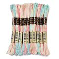 6-Ply Polyester Cyan Segment Embroidery Floss - 0.5mm - Appx 8m per skein