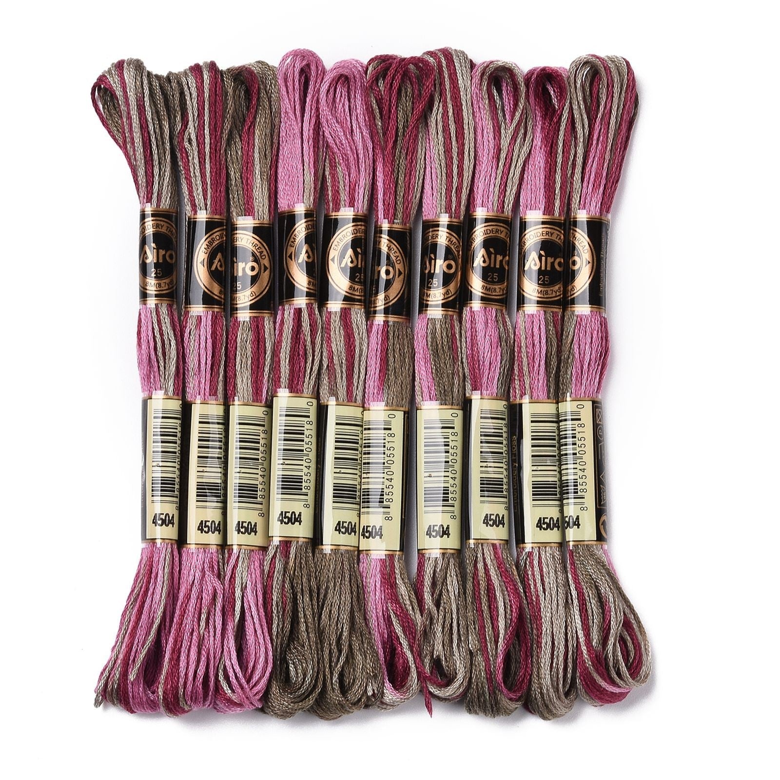 6-Ply Polyester Pale Violet Red Segment Embroidery Floss - 0.5mm - Appx 8m per skein