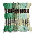 6-Ply Polyester Medium Emerald Green Embroidery Floss - 0.5mm - Appx 8m per skein