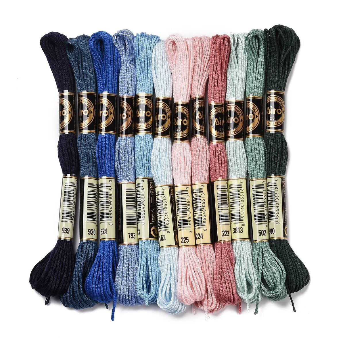 6-Ply Polyester Shell Pink - Ultra Very Light Embroidery Floss - 0.5mm - Appx 8m per skein