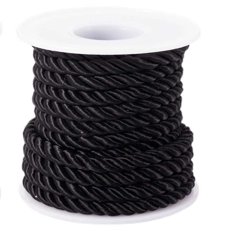Twisted Polyester Cord -  5mm - Appx 4m per roll