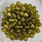 Cat Eye Gorgonia - Round - 6mm - 50 per bag