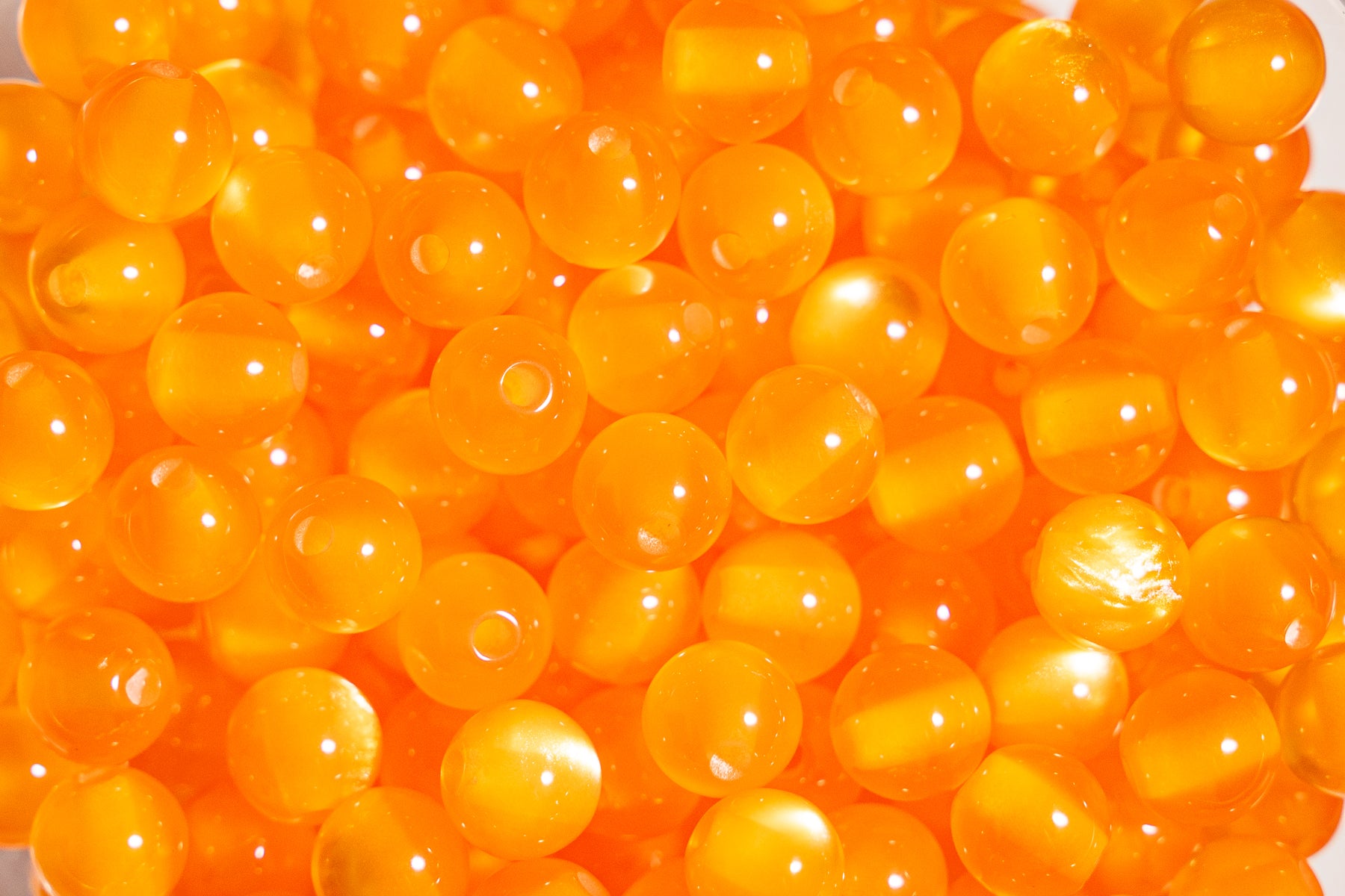 Cat Eye Gorgonia - Round - 6mm - 50 per bag