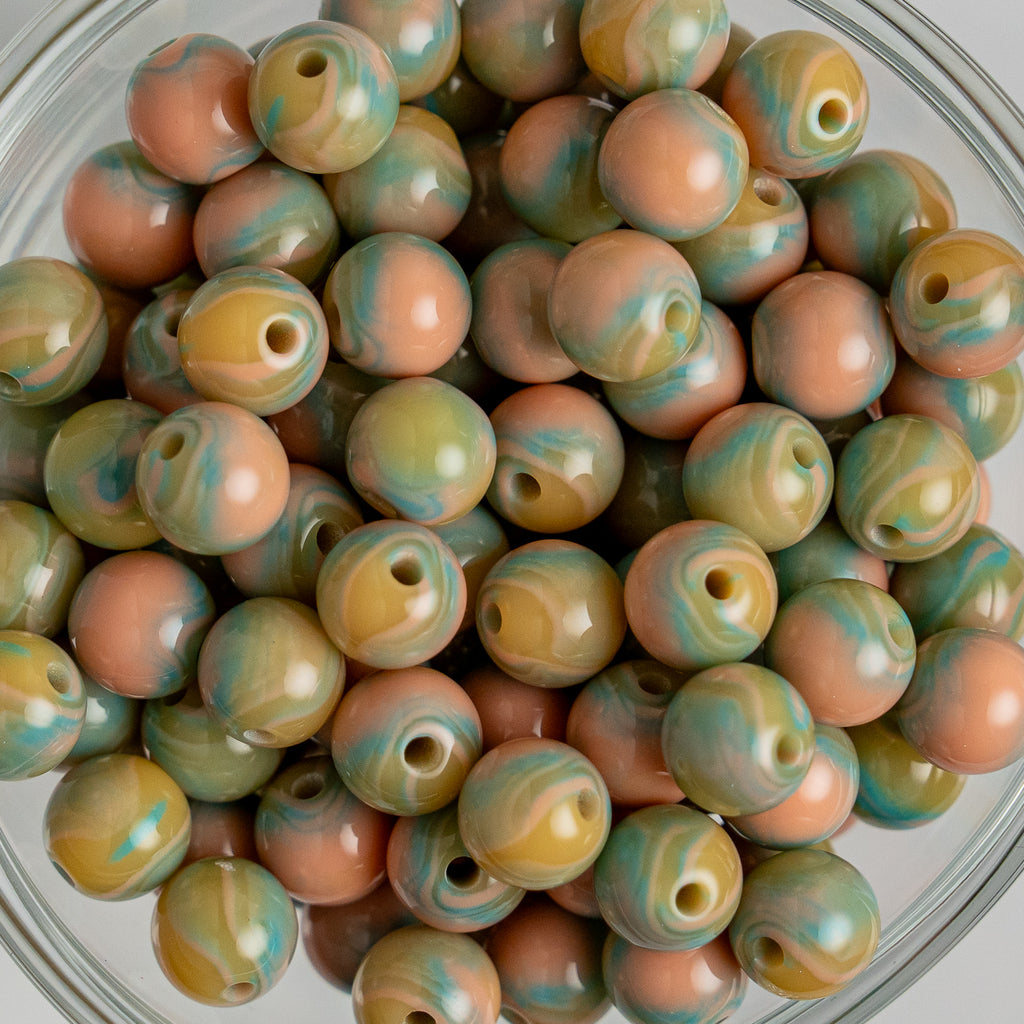 Cat Eye Gorgonia - Round - 8mm - 50 per bag