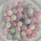 Cat Eye Gorgonia 8mm Pink Sage and Blue Lagoon