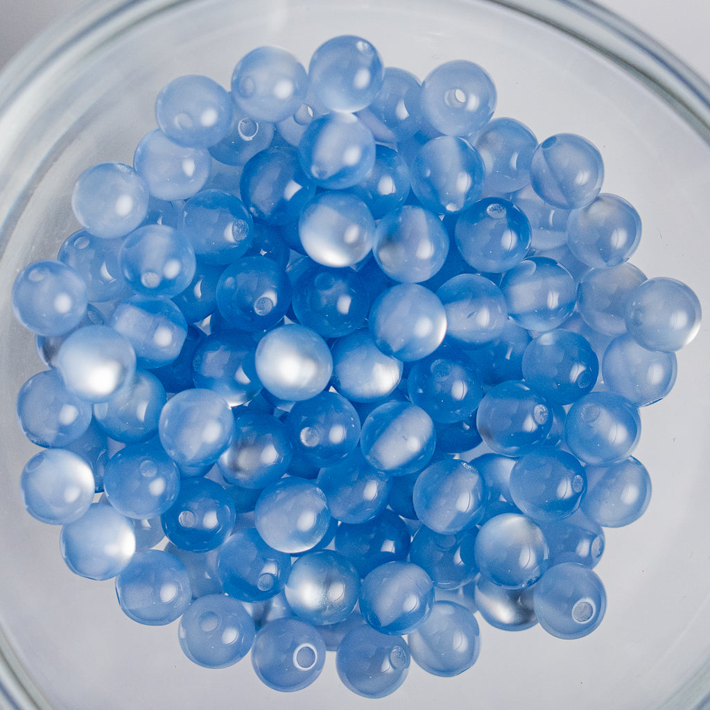 Cat Eye Gorgonia - Round - 6mm - 50 per bag