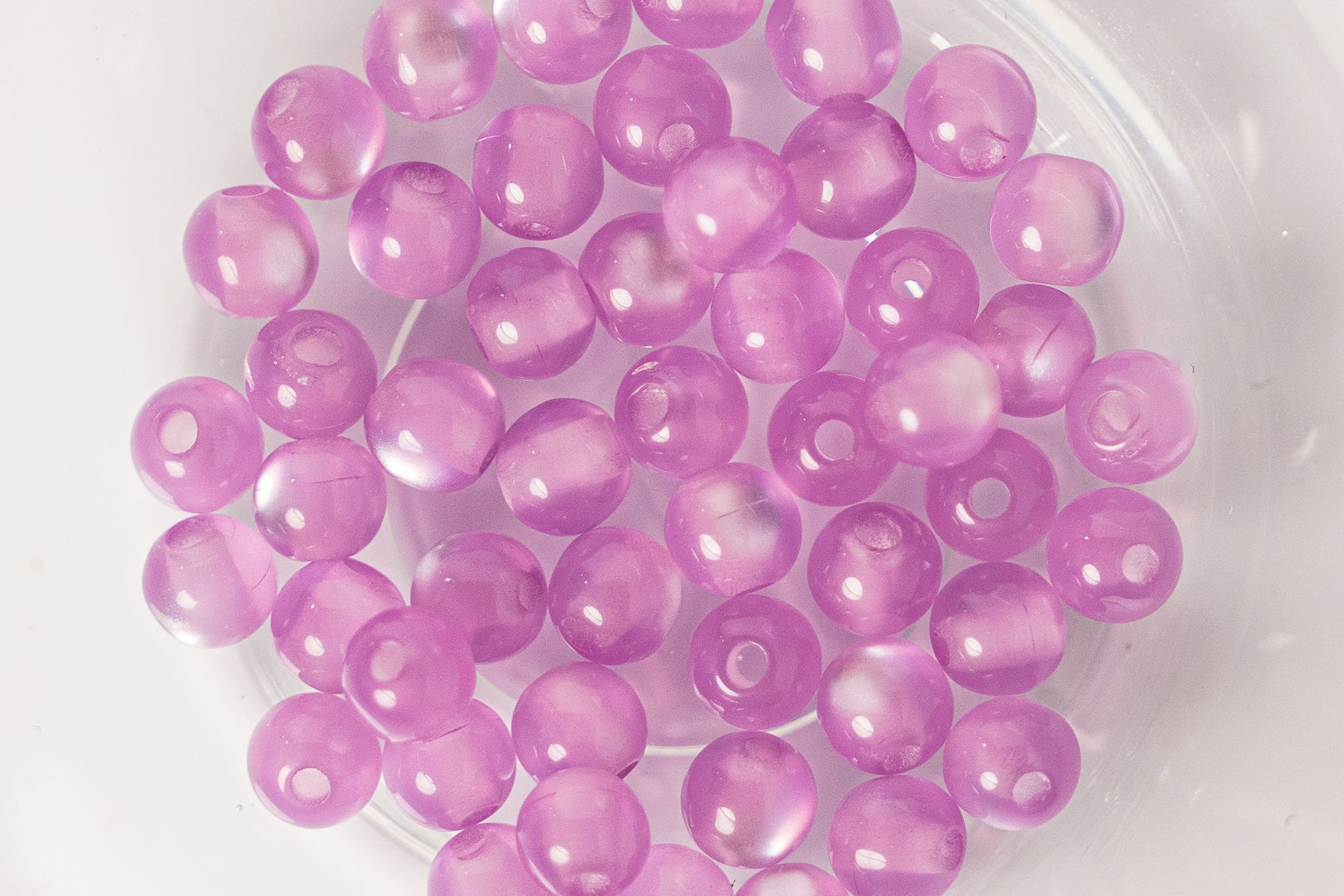 Cat Eye Gorgonia - Round - 4mm - 50 per bag