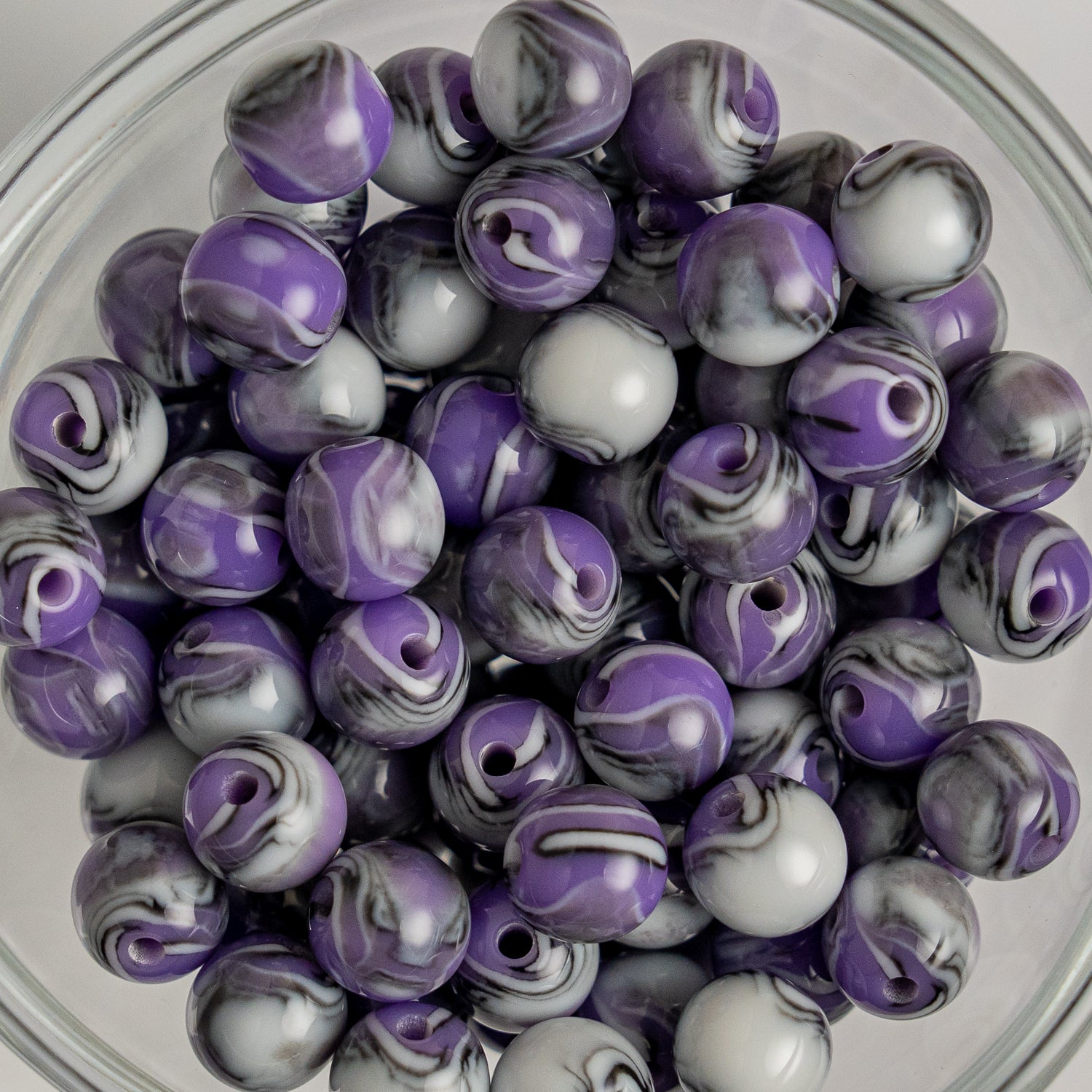 Cat Eye Gorgonia - Round - 8mm - 50 per bag