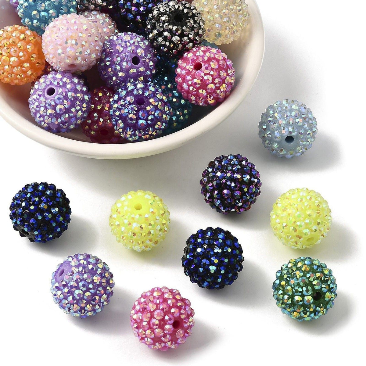 Mixed AB Resin Rhinestone Beads