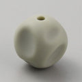 Dark Khaki Silicone Bead - Cube - 15x15x15mm - 5 per bag