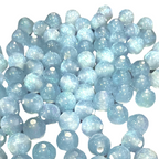 Glitter Gorgonia - Round - 8mm - 50 per bag