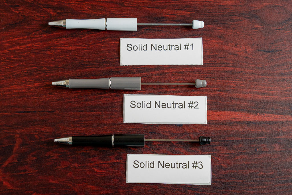 Beadable Pen Solid Neutral