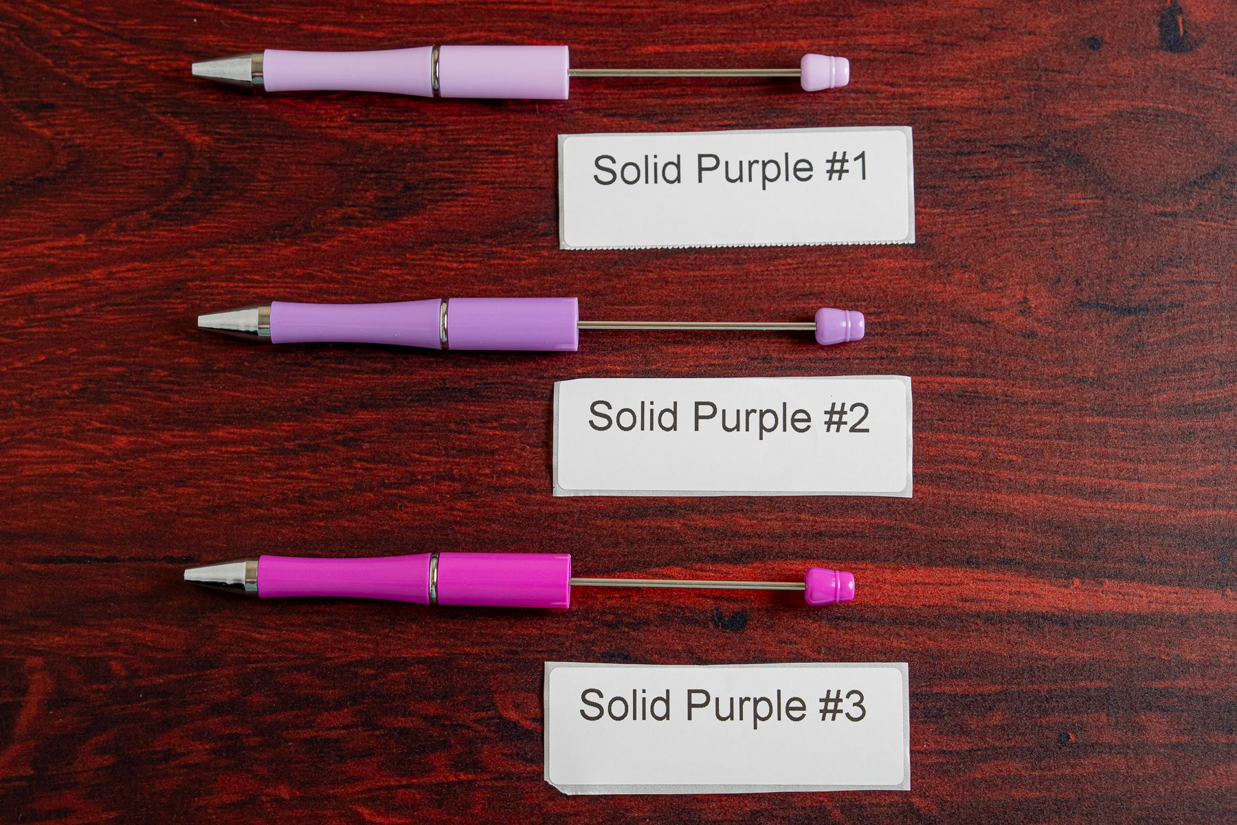 Beadable Pen Solid Purple