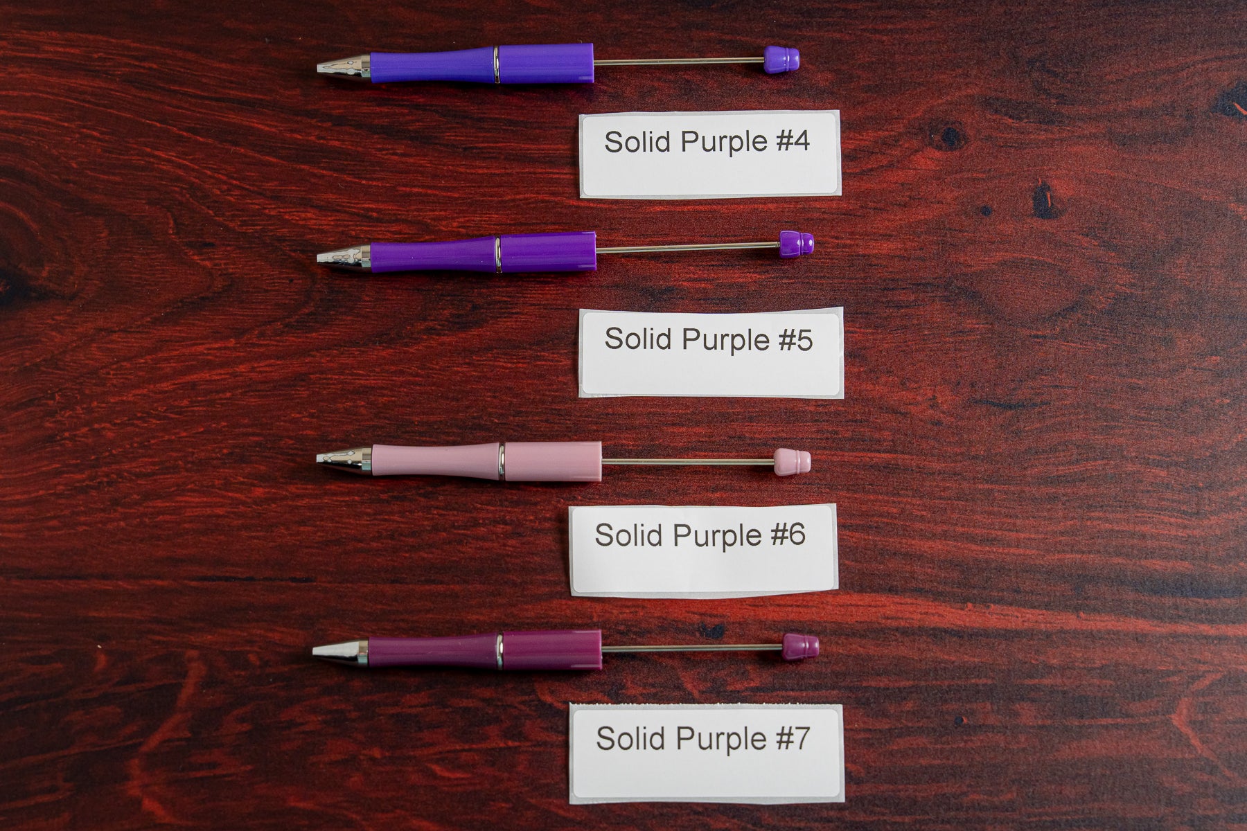 Beadable Pen Solid Purple