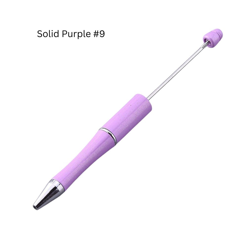 Beadable Pen Solid Purple