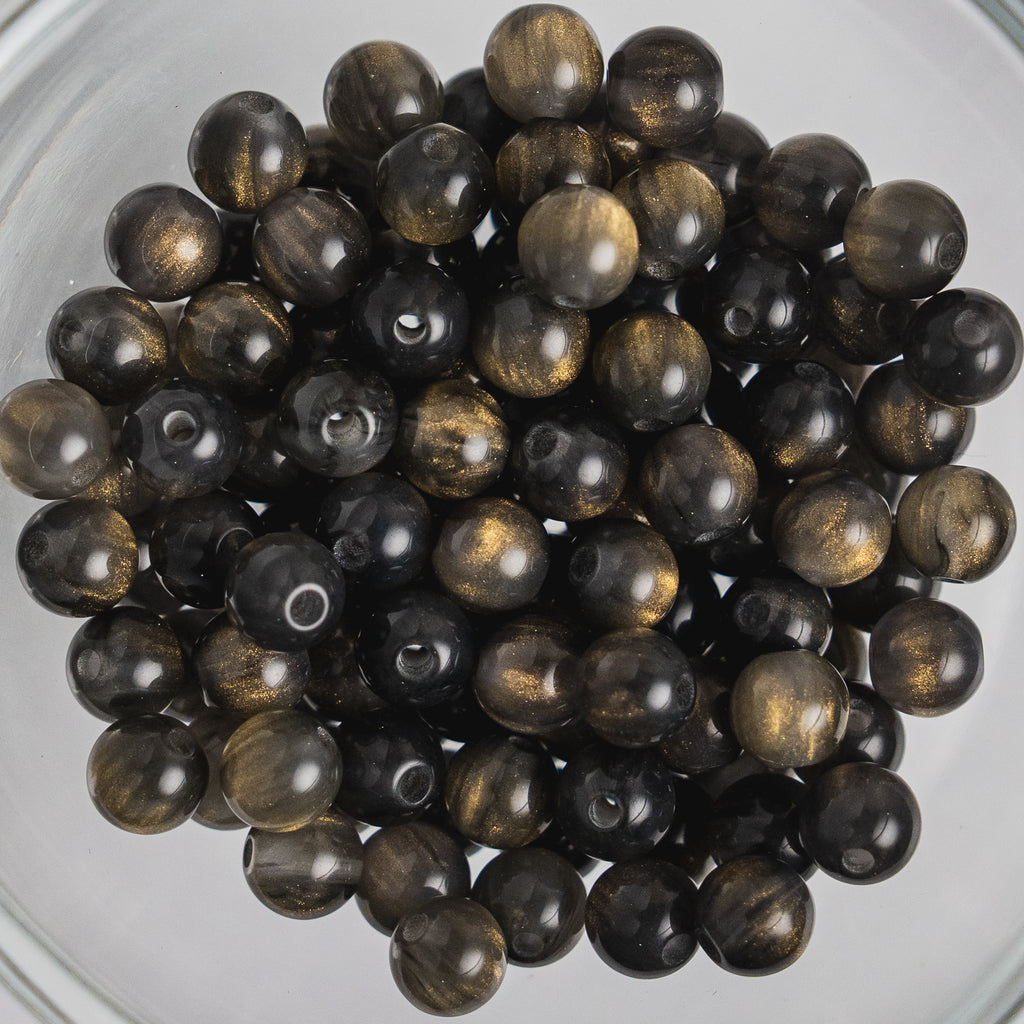 Cat Eye Gorgonia - Round - 6mm - 50 per bag