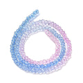 Colorful 4 Transparent   Beads - Faceted Rondelle - 2.6x2.5mm - Appx 135 per strand