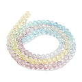 Colorful 5 Transparent   Beads - Faceted Rondelle - 2.6x2.5mm - Appx 135 per strand