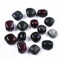 Natural Moss Agate Tumbled Stone - No Hole/Undrilled - Nugget - 19-28x18-24x10-20mm