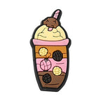 Mixed Color PVC Plastic Cabochon - Drink & Ice Cream - 25-31x20-32x4mm - 2 per bag