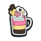 Mixed Color PVC Plastic Cabochon - Drink & Ice Cream - 25-31x20-32x4mm - 2 per bag