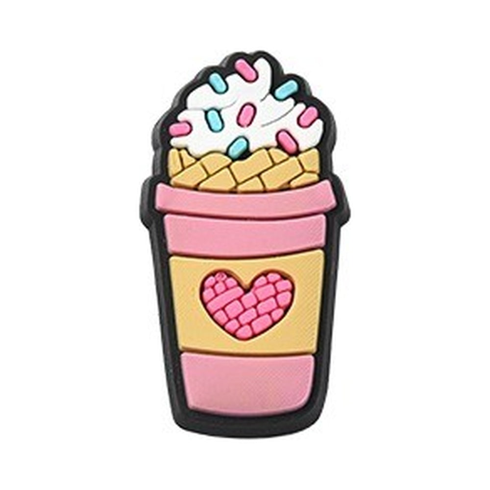 Mixed Color PVC Plastic Cabochon - Drink & Ice Cream - 25-31x20-32x4mm - 2 per bag