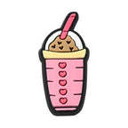 Mixed Color PVC Plastic Cabochon - Drink & Ice Cream - 25-31x20-32x4mm - 2 per bag