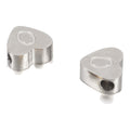 304 Stainless Steel Beads - Heart with Letter - Letter O - 7x8x3.4mm