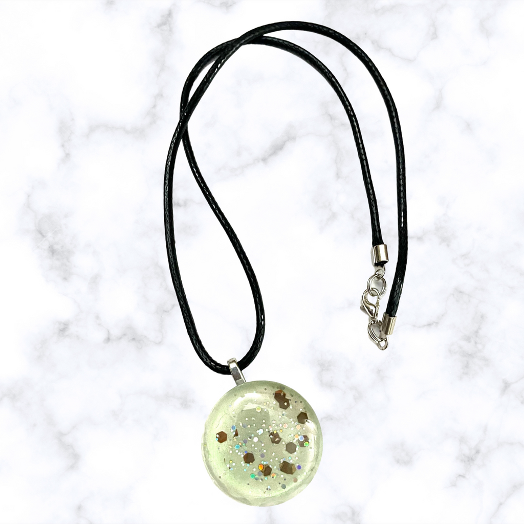 Nail Polish with Glitter Necklace - Multiple Options