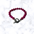 Magenta Pink Wire Bracelet