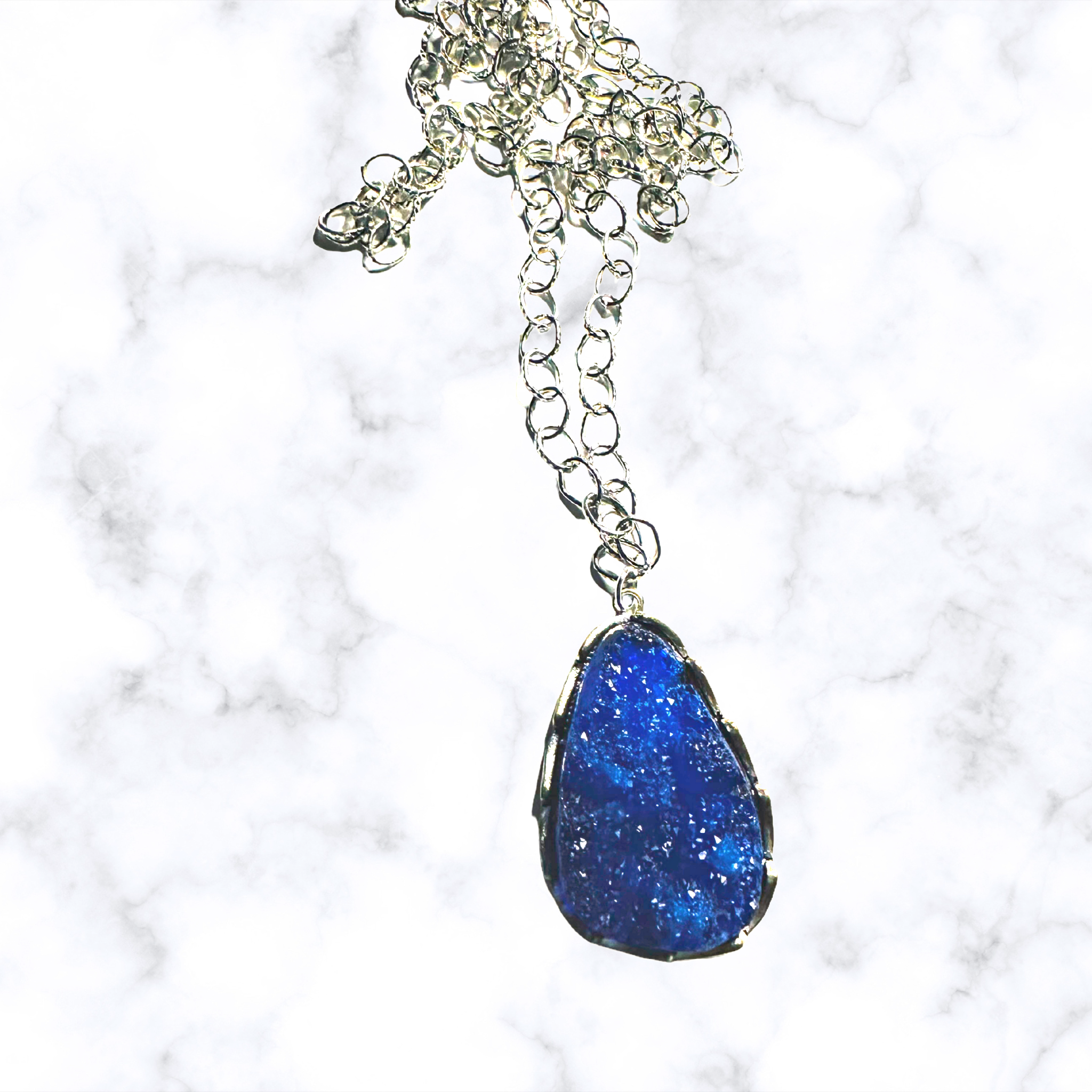 Acrylic Druzy Necklace
