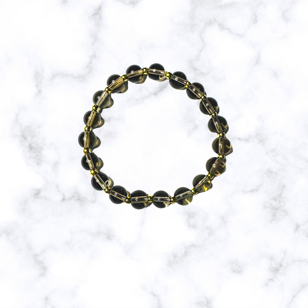 Smoky Quartz Stretchy Bracelet