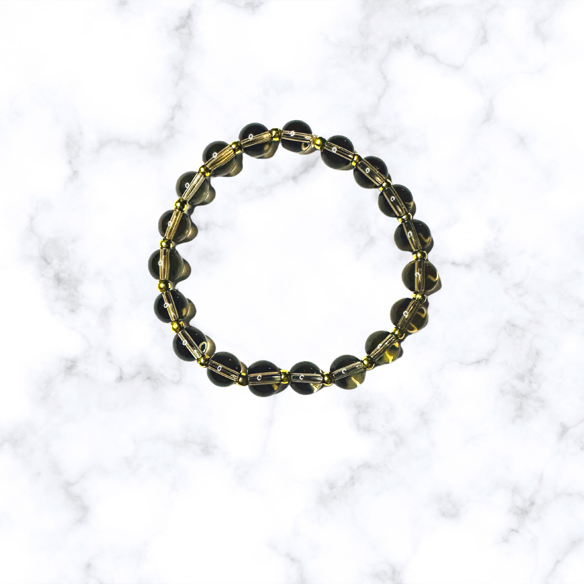 Smoky Quartz Stretchy Bracelet