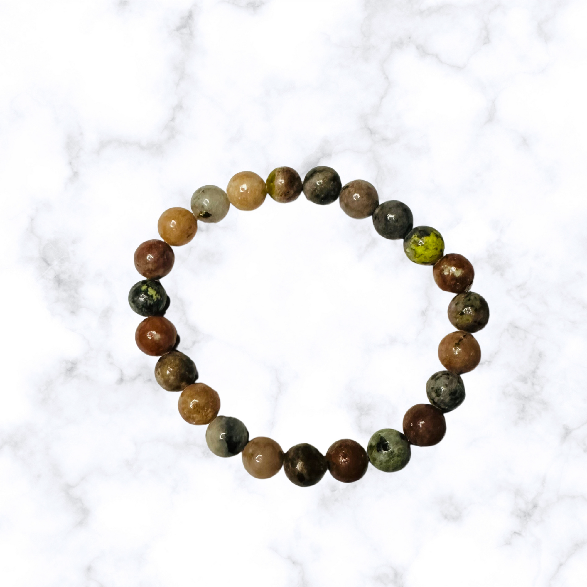 Mixed Jasper Stretchy Bracelet
