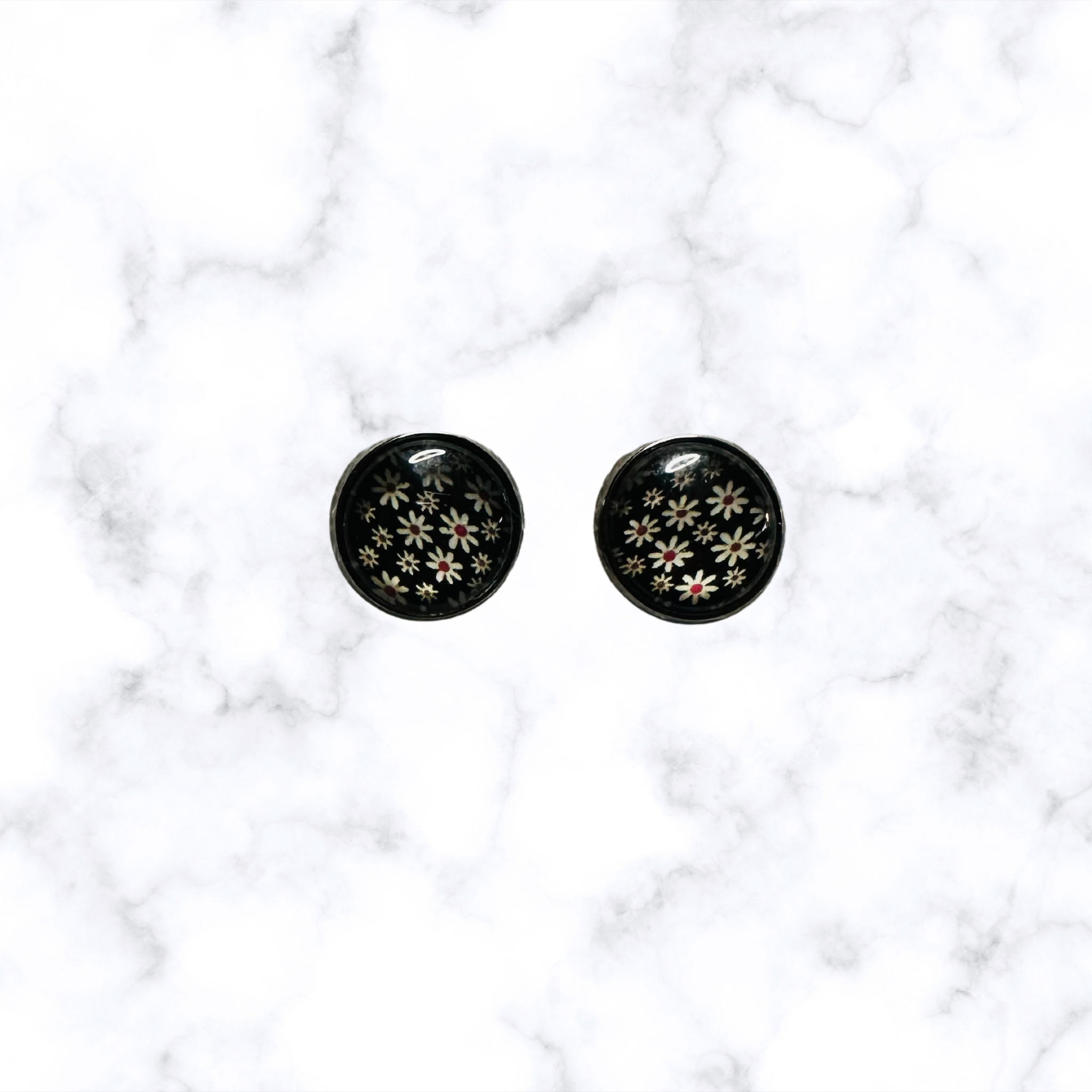Flower Print Earrings