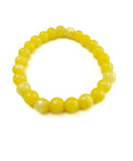 Yellow Jade Stretchy Bracelet