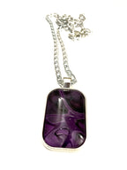 Purple Acrylic Necklaces