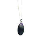 Agate Oval Pendant Necklace
