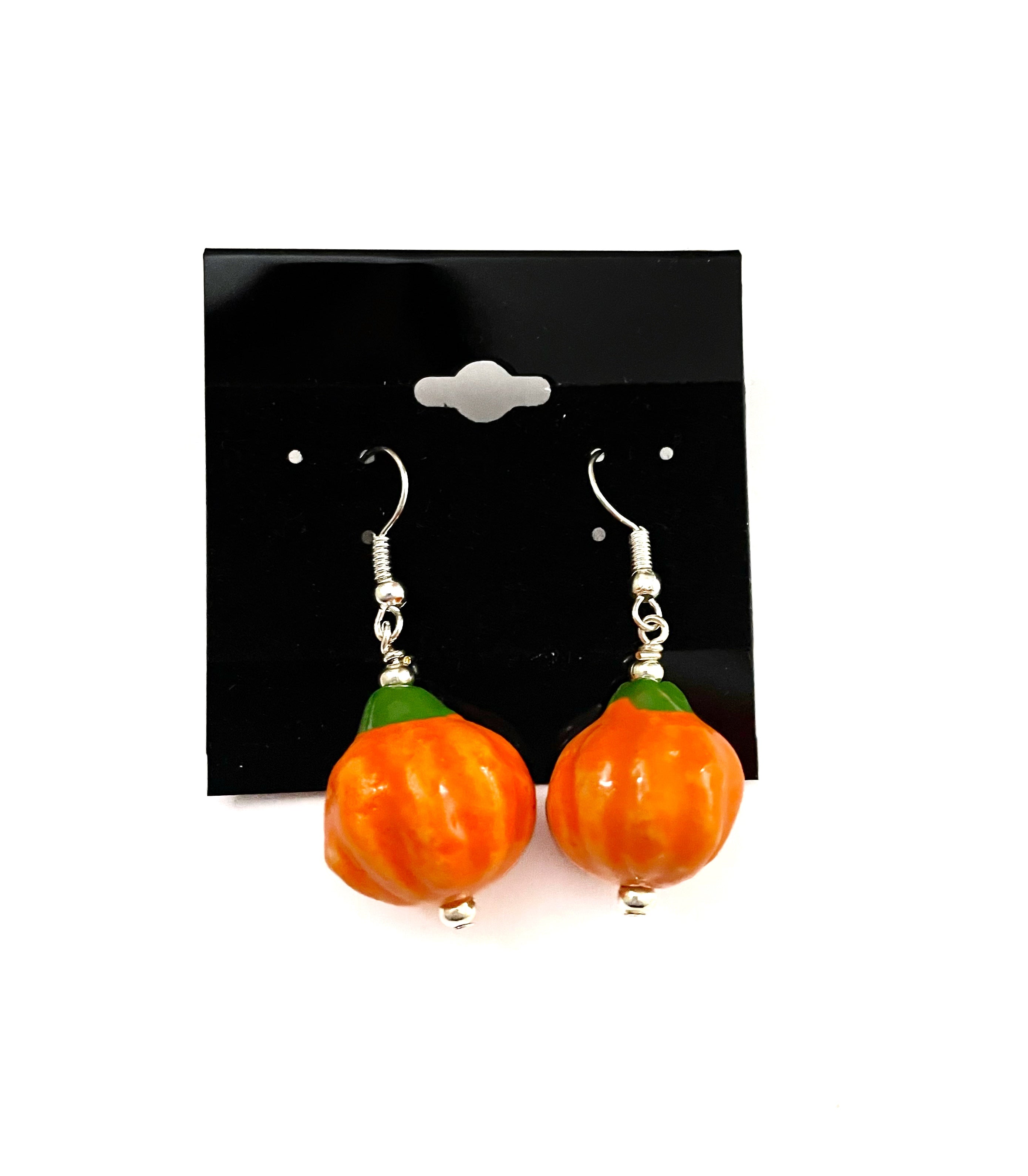 Pumpkin Earrings