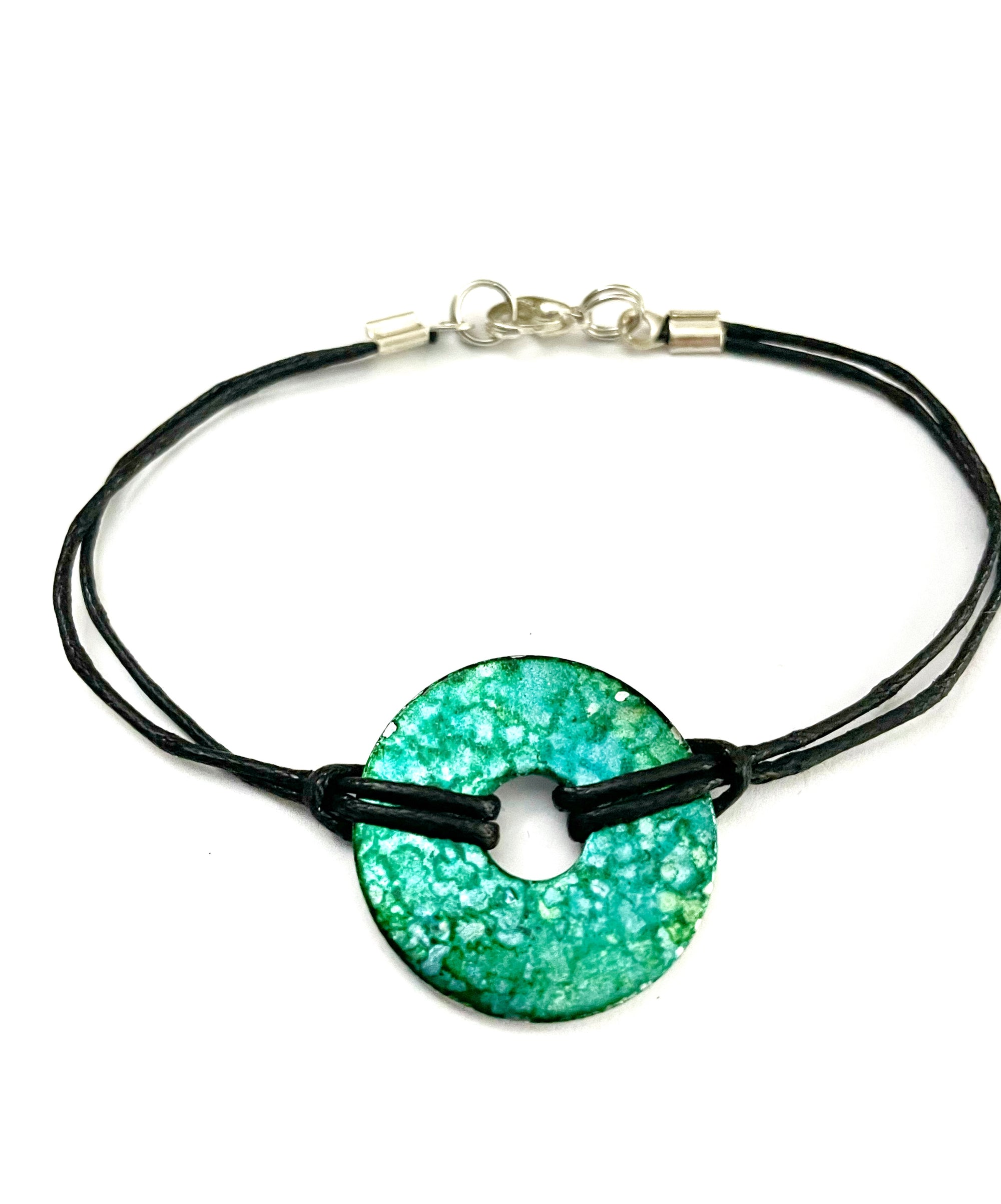 Kelly Green Bracelet and Earrings Set