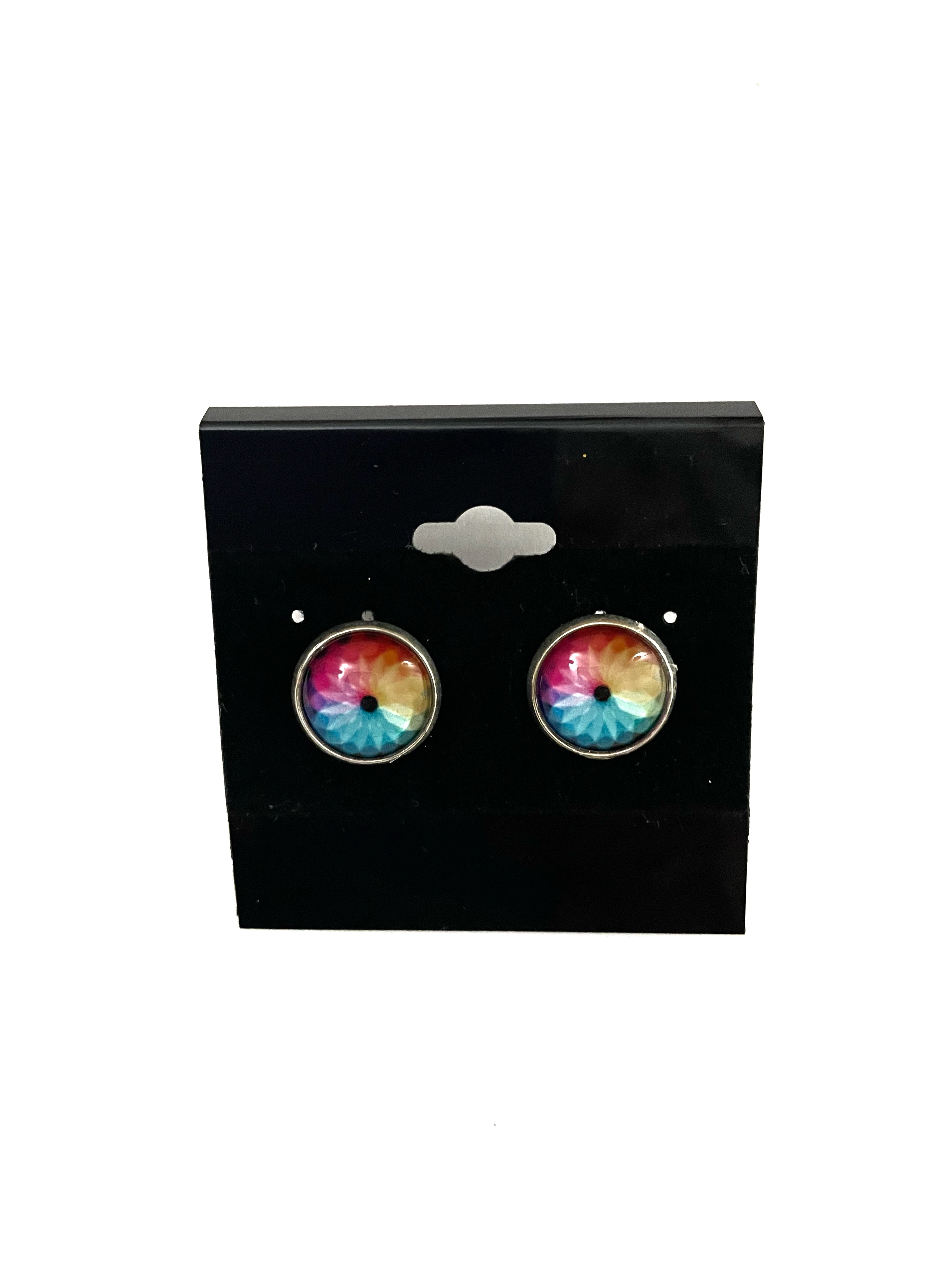 Colorful Post Earrings - Multiple Options - Silver Posts