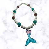 Mermaid Tail Necklace - Resin